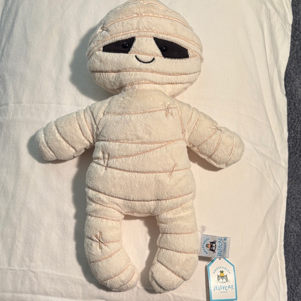 JELLYCAT Amuseables My name is Mummy Bob, NWT.